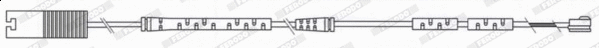 Warning Contact, brake pad wear (FWI362)