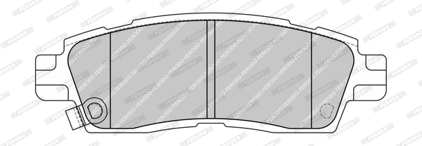 Brake Pad Set, disc brake (FDB4596-D)