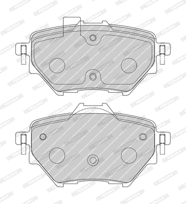 Brake Pad Set, disc brake (FDB4680-D)