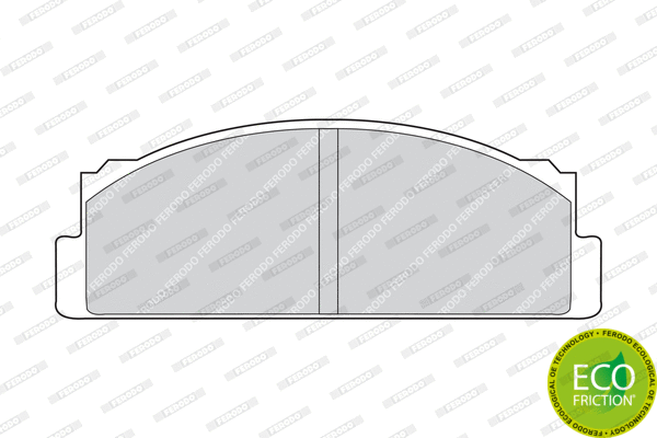 Brake Pad Set, disc brake (FDB29)