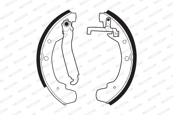 Brake Shoe Set (FSB83)