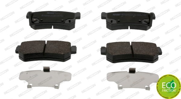 Brake Pad Set, disc brake (FDB1937)