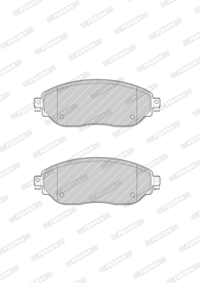 Brake Pad Set, disc brake (FVR4840)