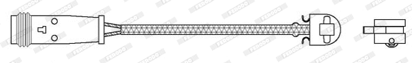Warning Contact, brake pad wear (FWI293)