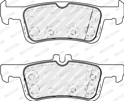 Brake Pad Set, disc brake (FDB5130)