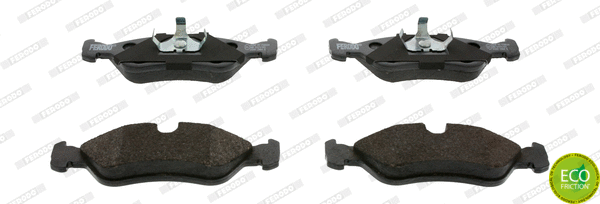 Brake Pad Set, disc brake (FDB584)