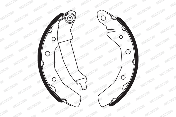 Brake Shoe Set (FSB566)