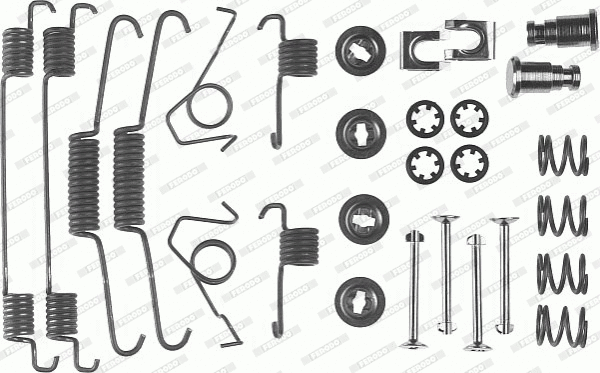 Accessory Kit, brake shoes (FBA33)