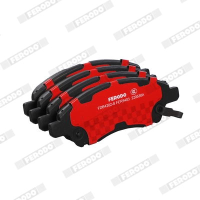 Brake Pad Set, disc brake (FDB4202-S)