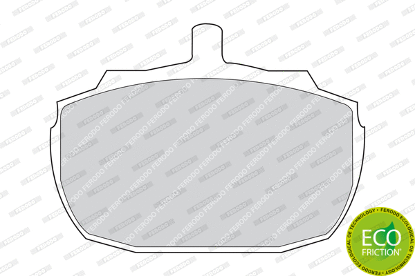 Brake Pad Set, disc brake (FDB832)