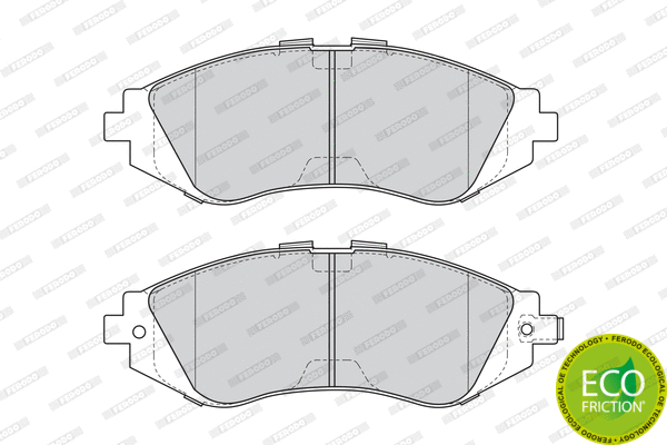 Brake Pad Set, disc brake (FDB1116)