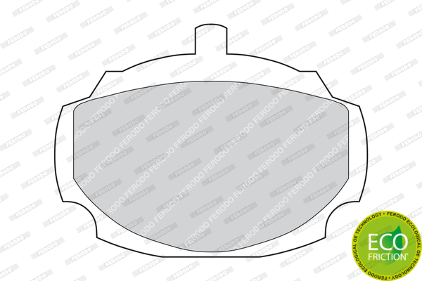 Brake Pad Set, disc brake (FDB823)