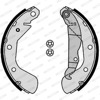 Brake Shoe Set (FSB4185)