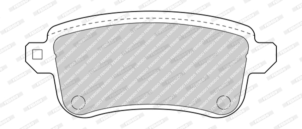 Brake Pad Set, disc brake (FDB4699)