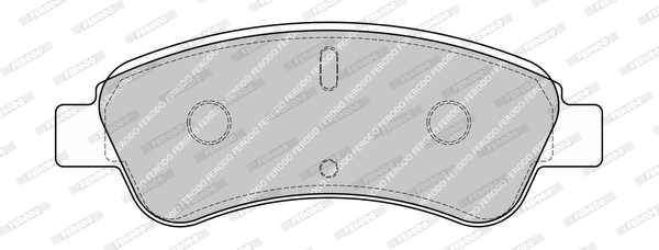 Brake Pad Set, disc brake (FDB4796-D)