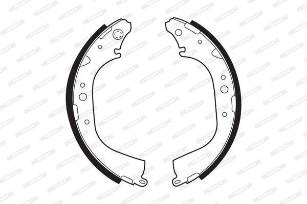Brake Shoe Set (FSB411)