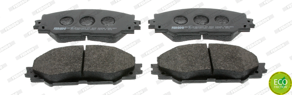 Brake Pad Set, disc brake (FDB1891)