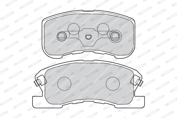 Brake Pad Set, disc brake (FDB1501)