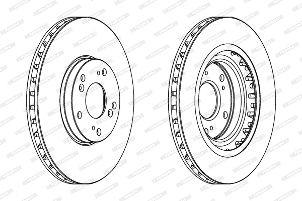 Brake Disc (DDF1266)