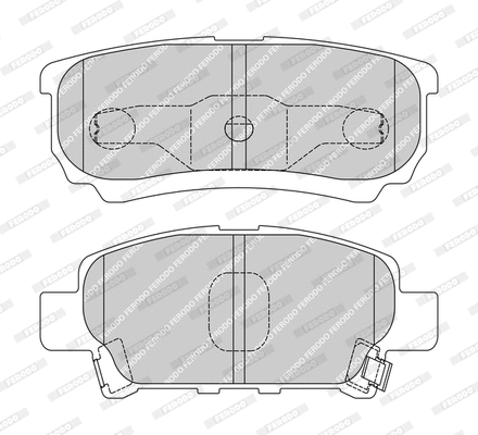Brake Pad Set, disc brake (FDB1839-D)
