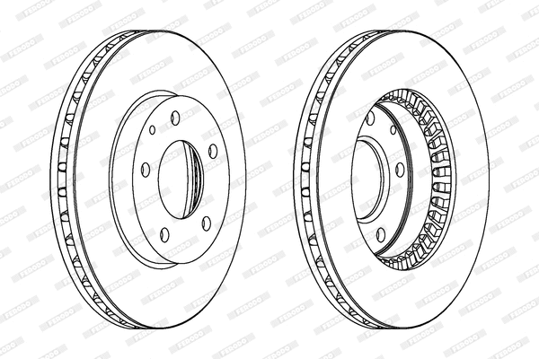 Brake Disc (DDF738)
