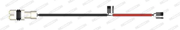 Warning Contact, brake pad wear (FWI409)