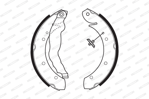 Brake Shoe Set (FSB447)
