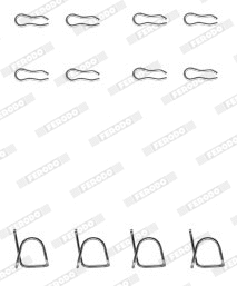Accessory Kit, disc brake pad (FBA416)