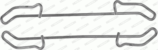 Accessory Kit, disc brake pad (FBA463)