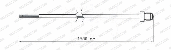 Warning Contact, brake pad wear (FAI210)
