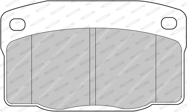 Brake Pad Set, disc brake (FDB1036)