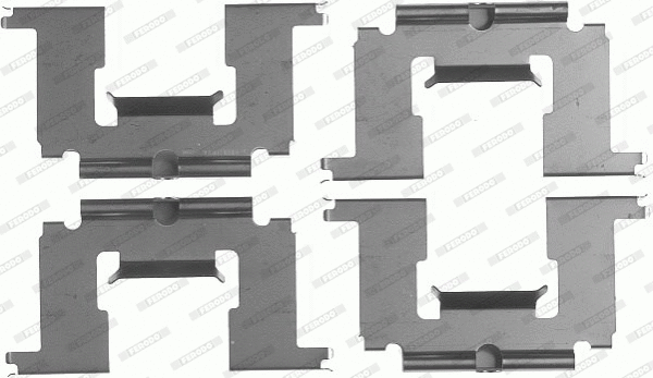 Accessory Kit, disc brake pad (FBA469)