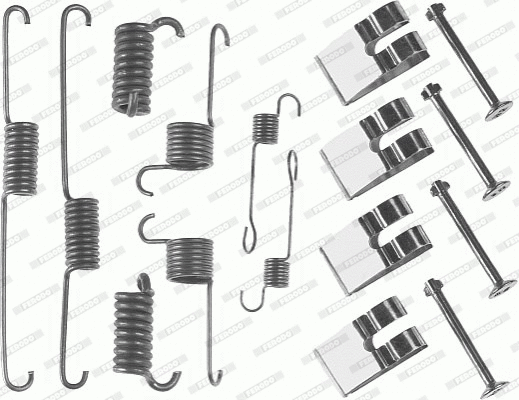 Accessory Kit, brake shoes (FBA45)
