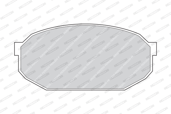 Brake Pad Set, disc brake (FDB291)