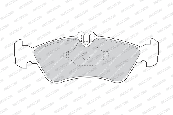 Brake Pad Set, disc brake (FDB1045)