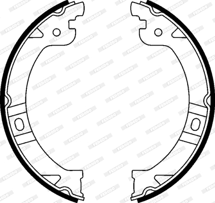 Brake Shoe Set, parking brake