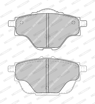 Brake Pad Set, disc brake (FDB4886-D)