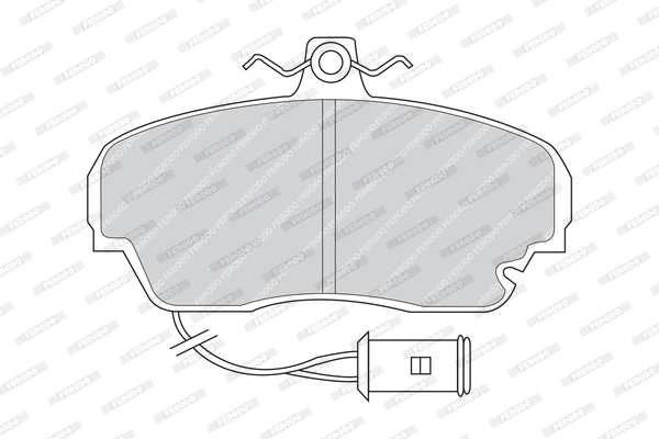 Brake Pad Set, disc brake (FDB443)