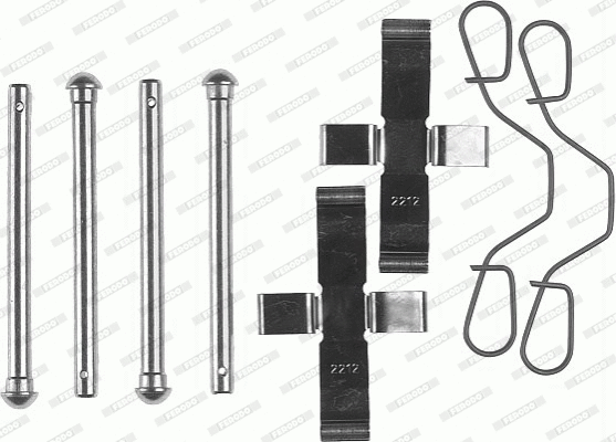 Accessory Kit, disc brake pad (FBA409)