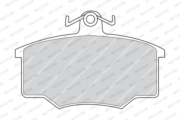 Brake Pad Set, disc brake (FDB412)