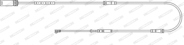Warning Contact, brake pad wear (FWI401)