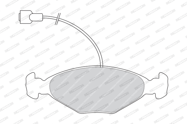 Brake Pad Set, disc brake (FDB236)