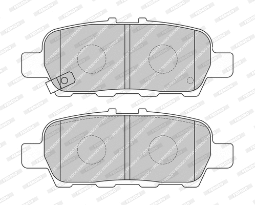 Brake Pad Set, disc brake (FDB4756-D)