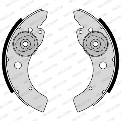 Brake Shoe Set (FSB600)