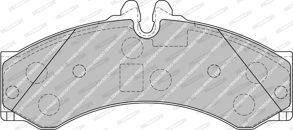 Brake Pad Set, disc brake (FVR1879)