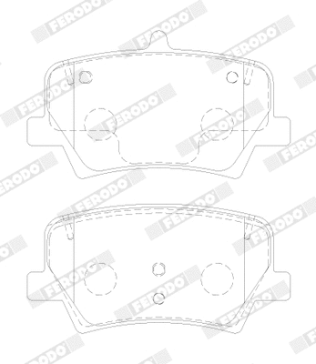 Brake Pad Set, disc brake (FDB5157)