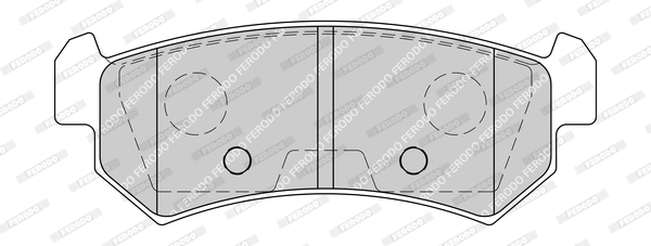 Brake Pad Set, disc brake (FDB1889-D)