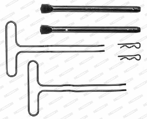 Accessory Kit, disc brake pad (FBA493)