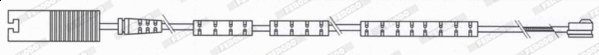 Warning Contact, brake pad wear (FWI363)