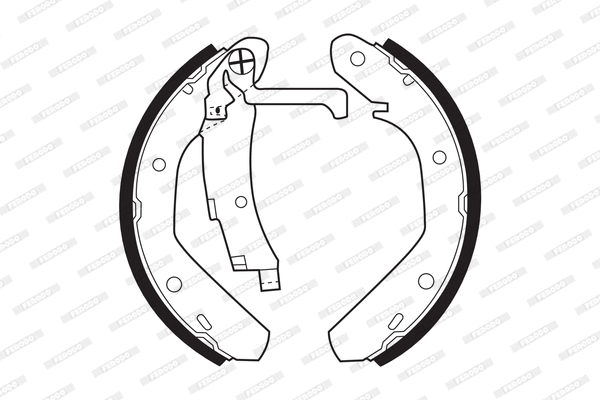 Brake Shoe Set (FSB88)